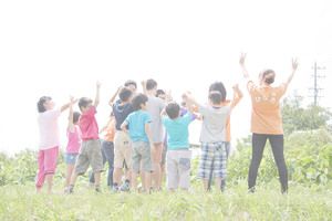 利用者の方々と職員